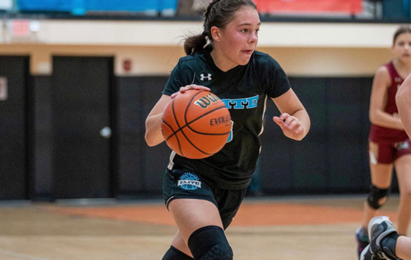 Connecticut Elite AAU player driving to the basket